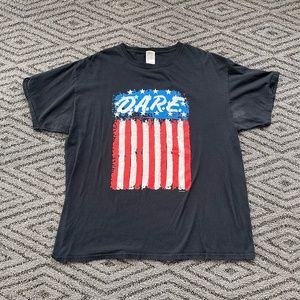 Vintage DARE Drug Abuse Resistance Education T-shirt Size XL Single Stitch